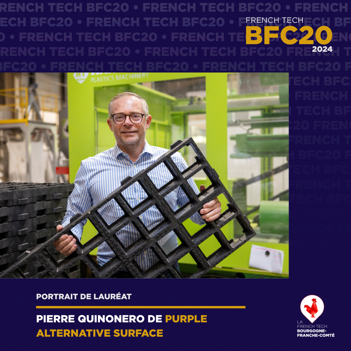 Focus Start-up | lauréat French Tech BFC 20 2024 | Purple Alternative Surface