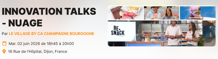 ☁️ Innovation Talks – RE.SNACK : un parcours entrepreneurial inspirant