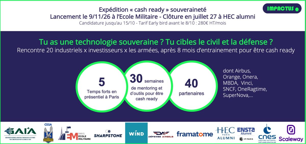Expédition cash ready – Entrepreneurs de la souveraineté