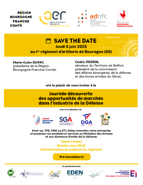 Save the date journée defense 2025