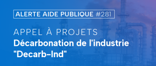 AAP - Décarbonation de l'industrie "Dacarb-Ind