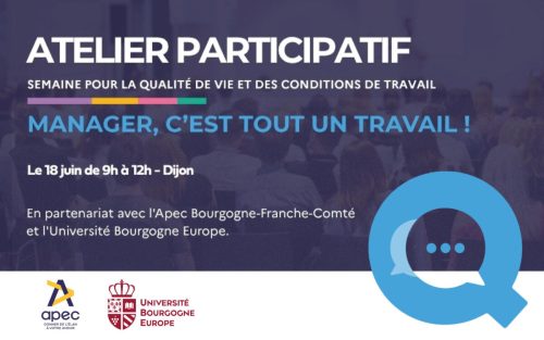 Atelier "Manager, c'est tout un travail !"