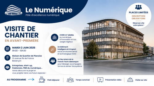 Le Numérique, visite de chantier.