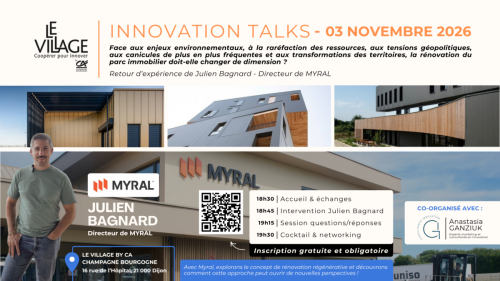Innovation Talks : repenser le bâtiment de demain avec MYRAL